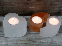 Selenite Ying Yang Candle Holder product image 3