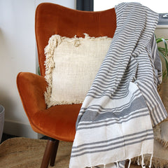 Hamman Spa Towel - Charcoal - 90x170cm product image 6
