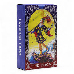 Blue Foil Tarot Card Set - Mandala - with booklet product image 5