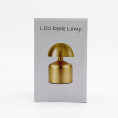 Touch Lamp - Flat Mushroom Bronze- USB (C) - Rechargable (400 Watt)