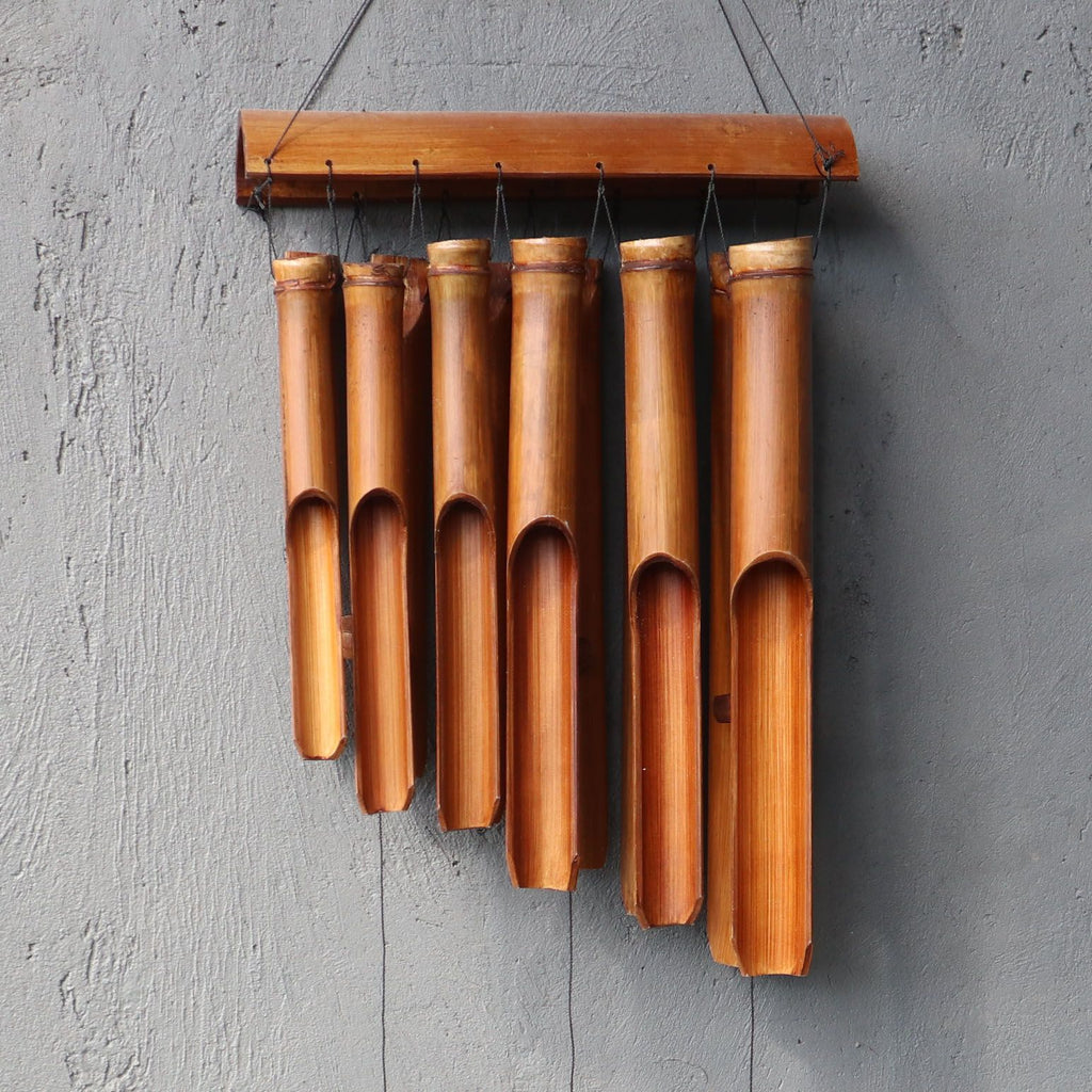 Bamboo Windchime - Natural finish - 12 Large Tubes product image 3