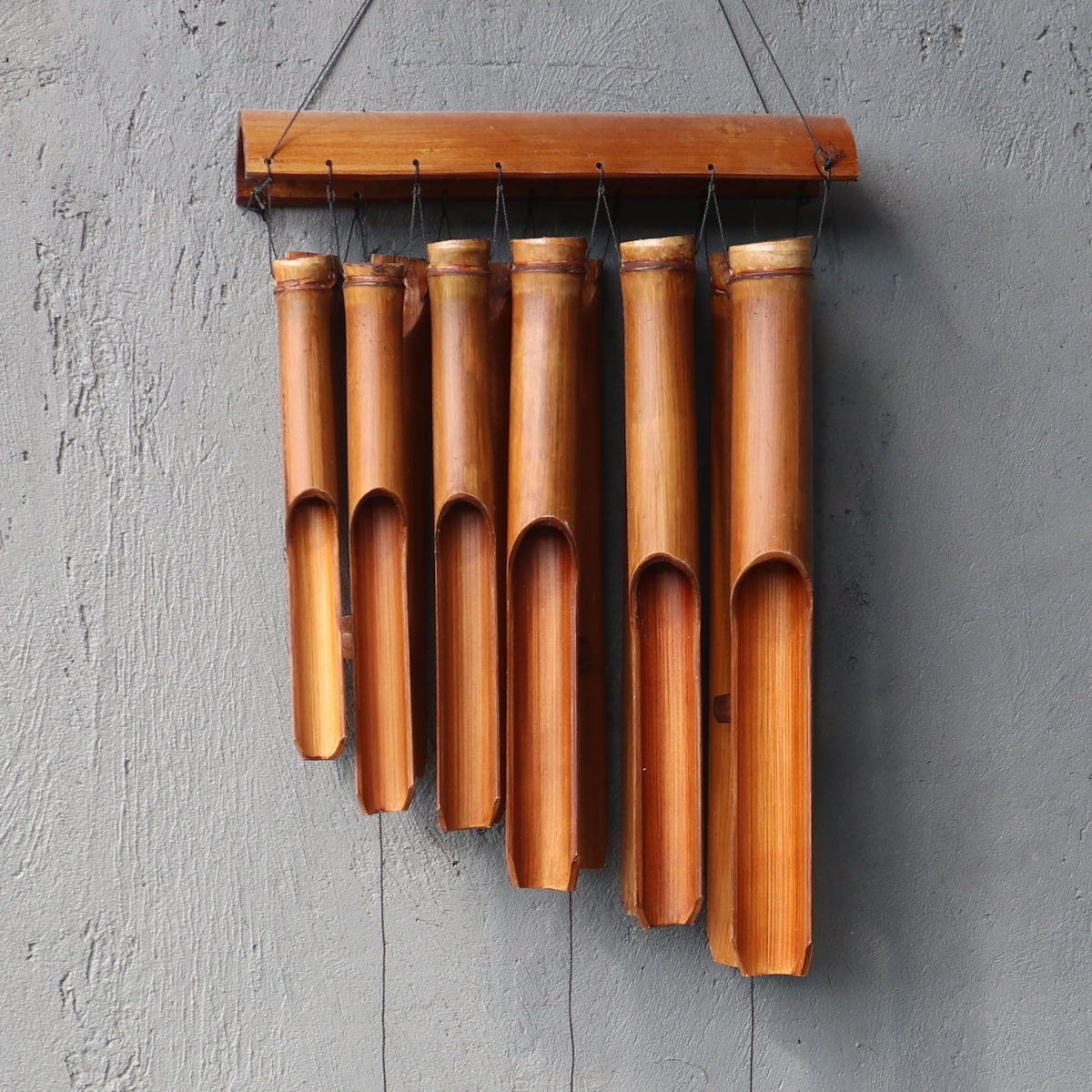 Bamboo Windchime - Natural finish - 12 Large Tubes product image 3