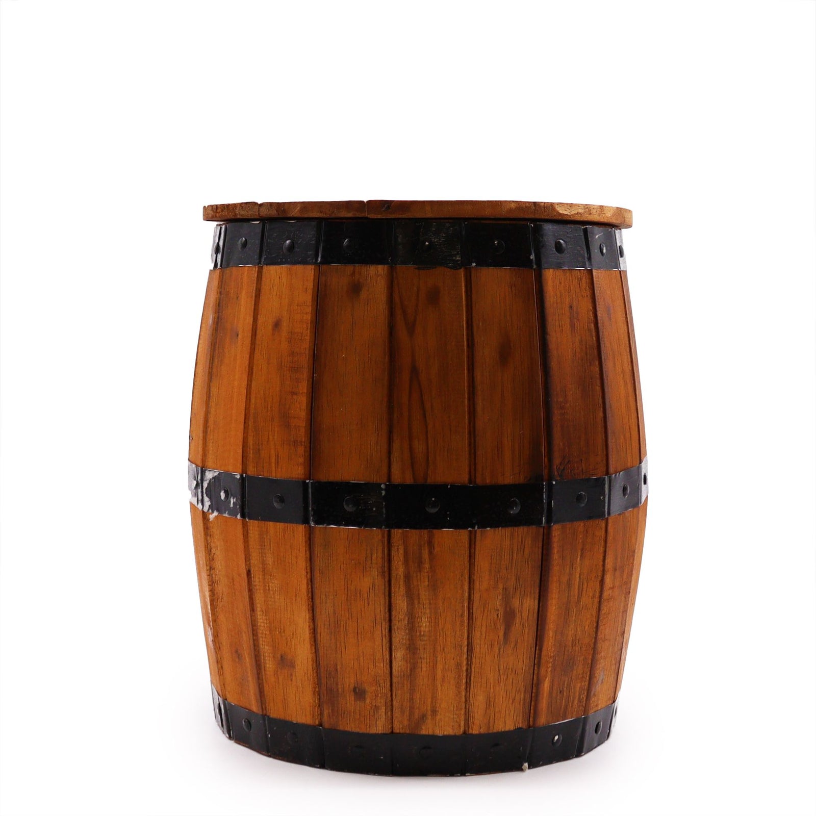 Beer Barrel Stool – Natural Wood 38 x 32 cm product image