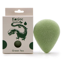 Teardrop Konjac Sponge - Green Tea - Protective product image 2