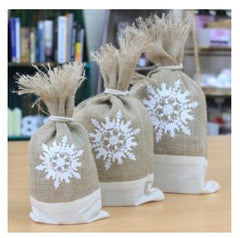 Danish Pouch Set of 3 - White & Snowflake product image 2