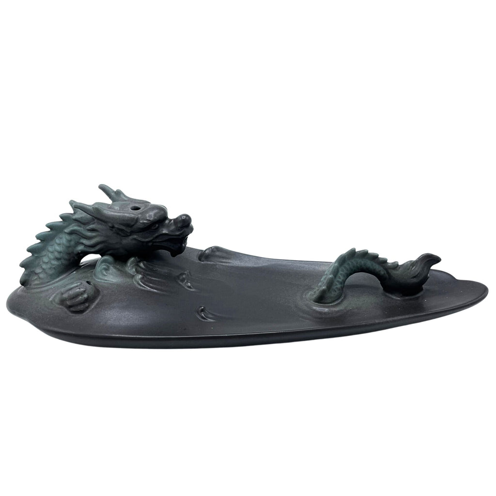 Backflow Incense Burner - Dragon in Pool with Surprising Details product image