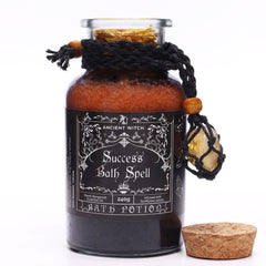 Ancient Witch Bath Spell Potion & Citrine Crystal Amulet - Success product image 3