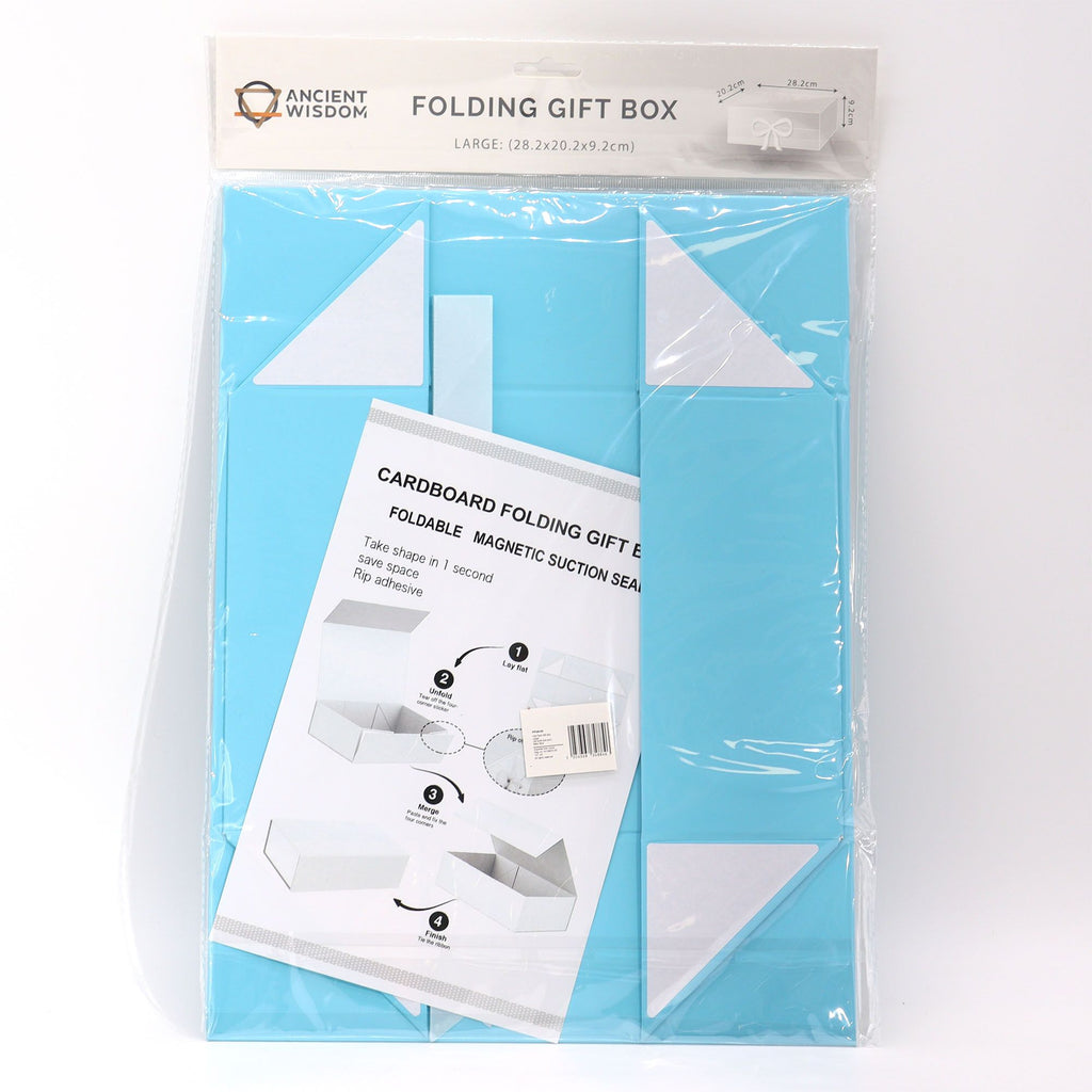 Flat Pack Gift Box - Large (28.2x20.2x9.2cm) - Baby Blue product image 2