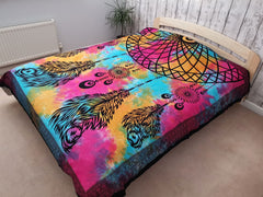 Double Cotton Bedspread + Wall Hanging - Dreamchatcher product image 2