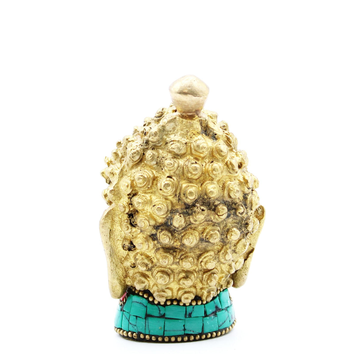 Brass Buddha Figure - Med Head - 8 cm product image 2