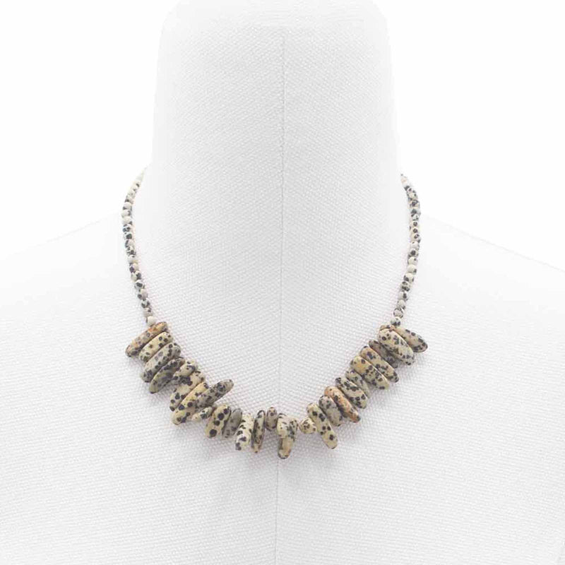 Longstone Gem Necklace - Dalmatian Stone product image