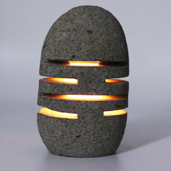 Natural Riverstone Candle Holder - Standing Stone Cut product image 4