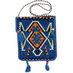 Sky Blue Kilim Messenger Festival Bag product image 3