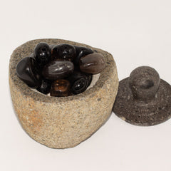 Natural Riverstone Grounding Pot -Medium (aprox 12x8cm) product image 6