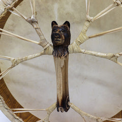 Spirit of the Bear - Shaman Drum & Stick- Tunable - 40cm product image 15