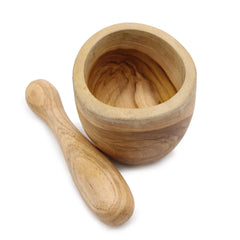 Ergo Teak Pestal & Morter Small product image 2