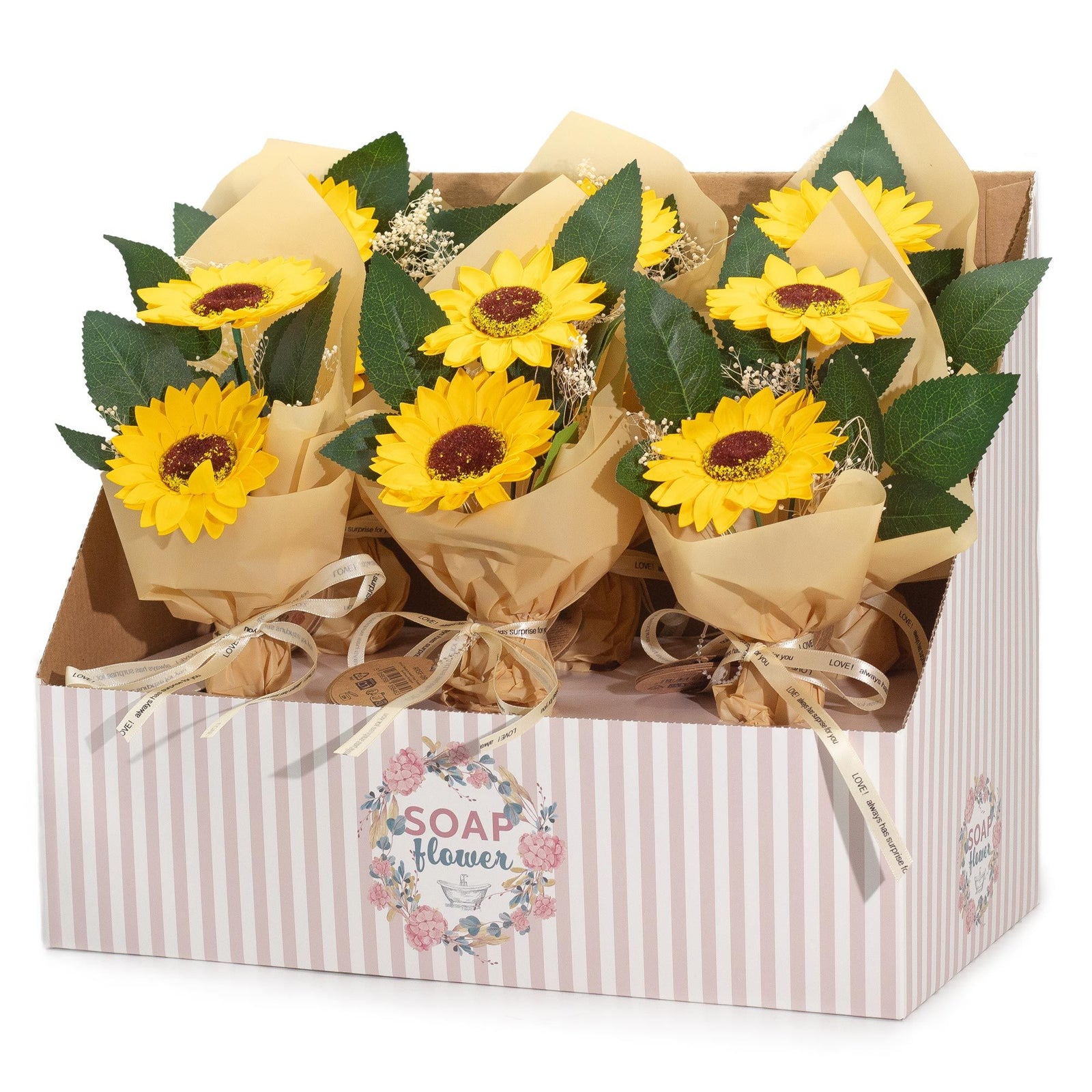 Soap Flower - Two Sunflower Bouquet product image