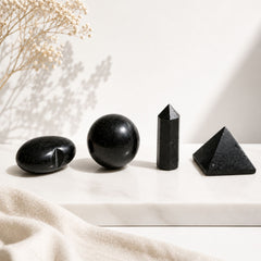 Four Gemstone Shapes - Black Tourmaline product image 5