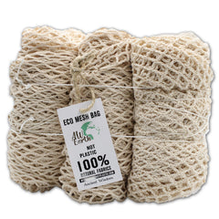 Pure Cotton Mesh Bag - Natural product image 5