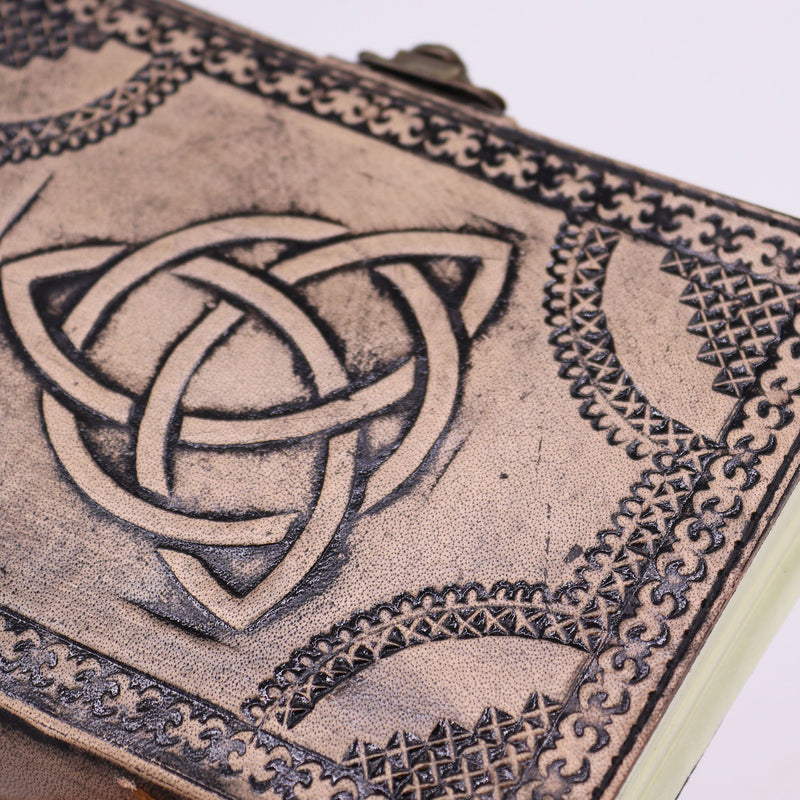 Circle Triquetra - Esoteric Notebook - Antique Grey - 200 pages Stich Edge- 17.5x12.5x3cm product image