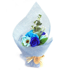 Standing Soap Flower Bouquet - Blue product image 3