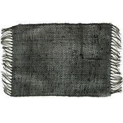 Seagrass Fringe Natural Placemat - Charcoal product image 2