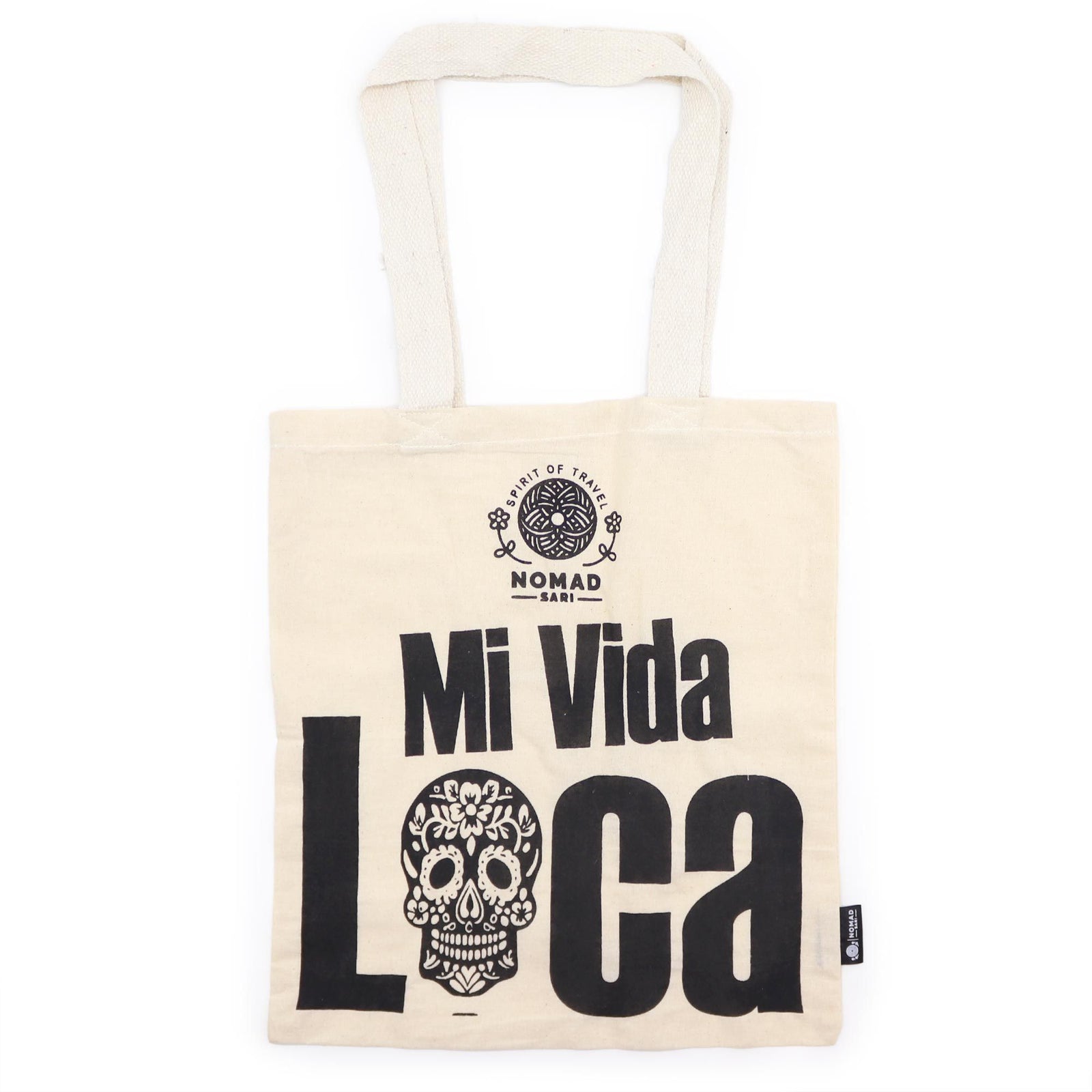 Iconic Basic Tote Bag - Mi Vida Loca - Natural 4oz product image