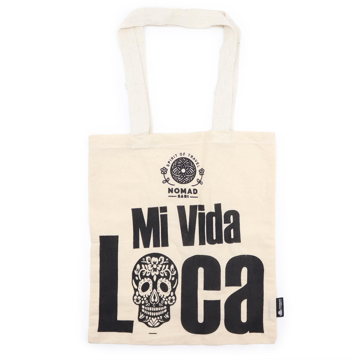Iconic Basic Tote Bag - Mi Vida Loca - Natural 4oz product image