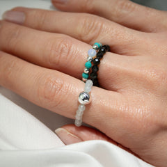 Nymph Spirit Gemstone Ring Set - Endless Ocean product image