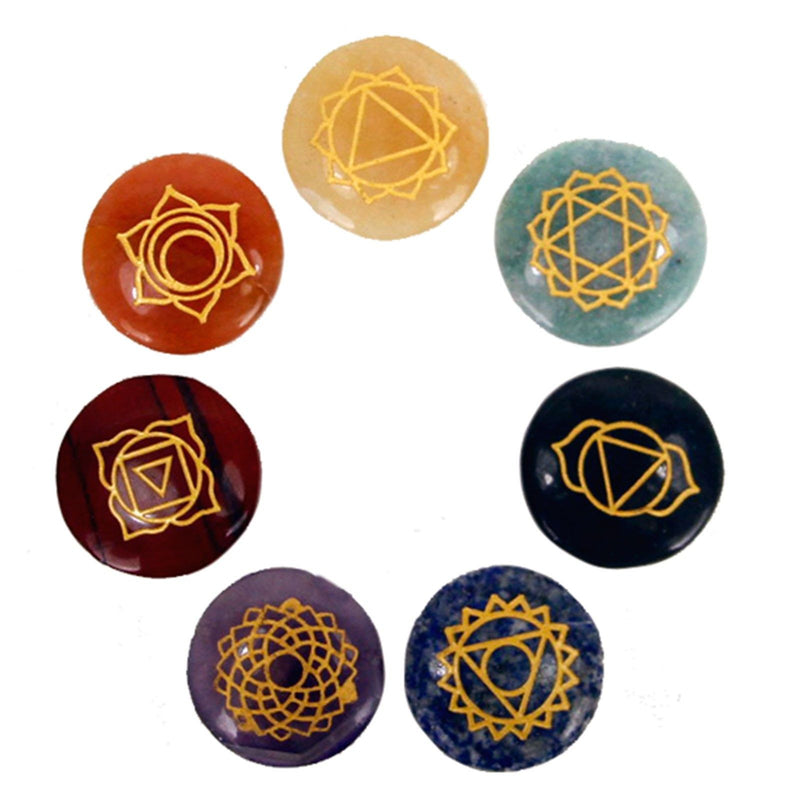Small Stones Chakra Set (Rounded shape) product image