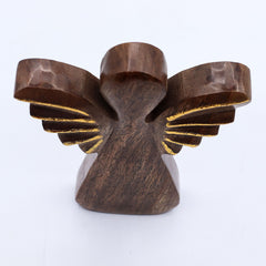 Large Mango Wood Angel - Gold Decor product image 8