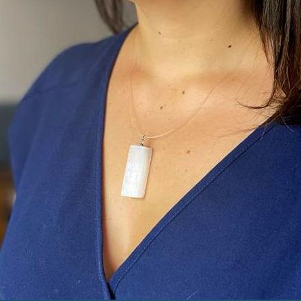 Selenite Natural Pendant product image
