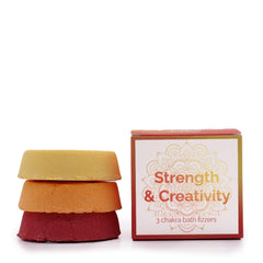 Chakra Bath Fizz - Small box - Strength & Creativity product image