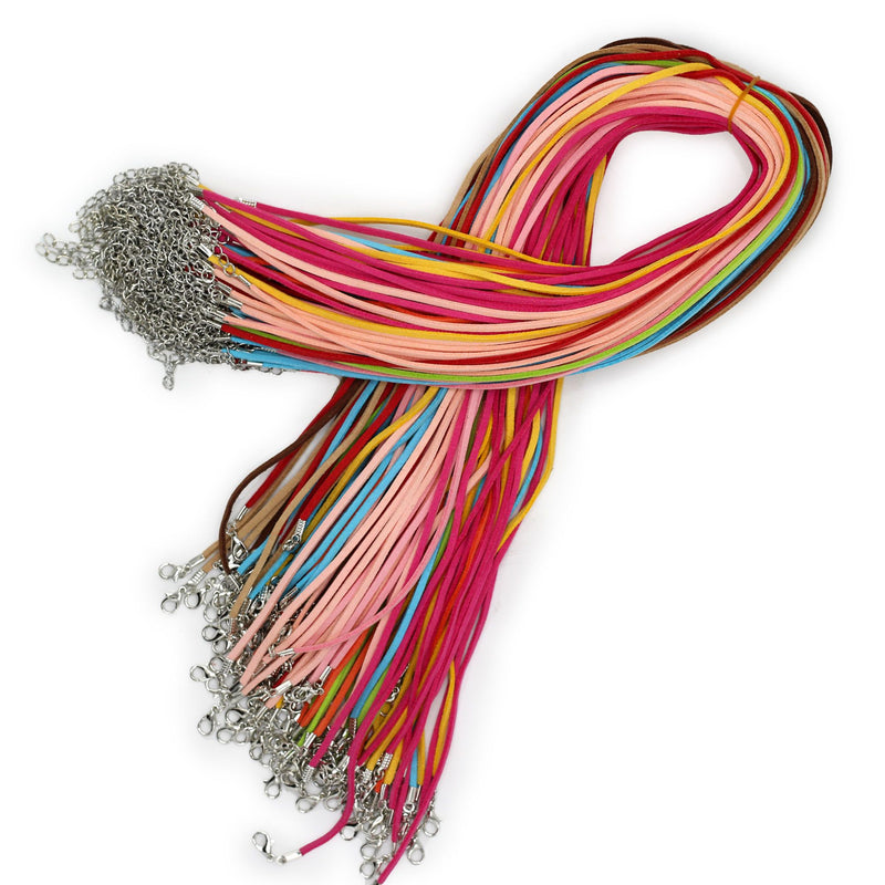 Faux Leather Pendant Cord - 2.5mm x 55cm - Assorted (10 colours) product image