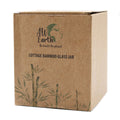 Cottage Bamboo Glass Jar - 10cm product image