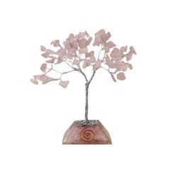 Gemstone Tree with Organite Base - 80 Stone - Rose Quartz product image 4