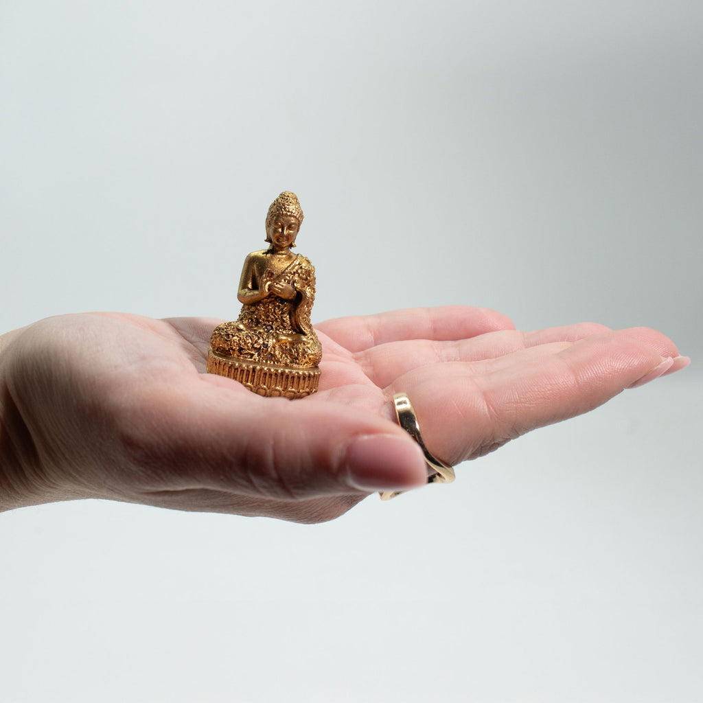 Brass Miniature Gods - Buddha (60gms) - 48mm product image 6