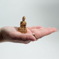 Brass Miniature Gods - Buddha (60gms) - 48mm product image 6