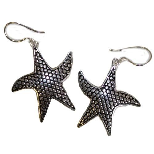 Silver Earrings - Star Fish product image 2