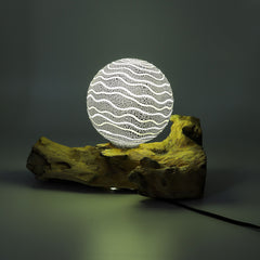 DriftGlow Lamp Grey Luna Shade product image 4