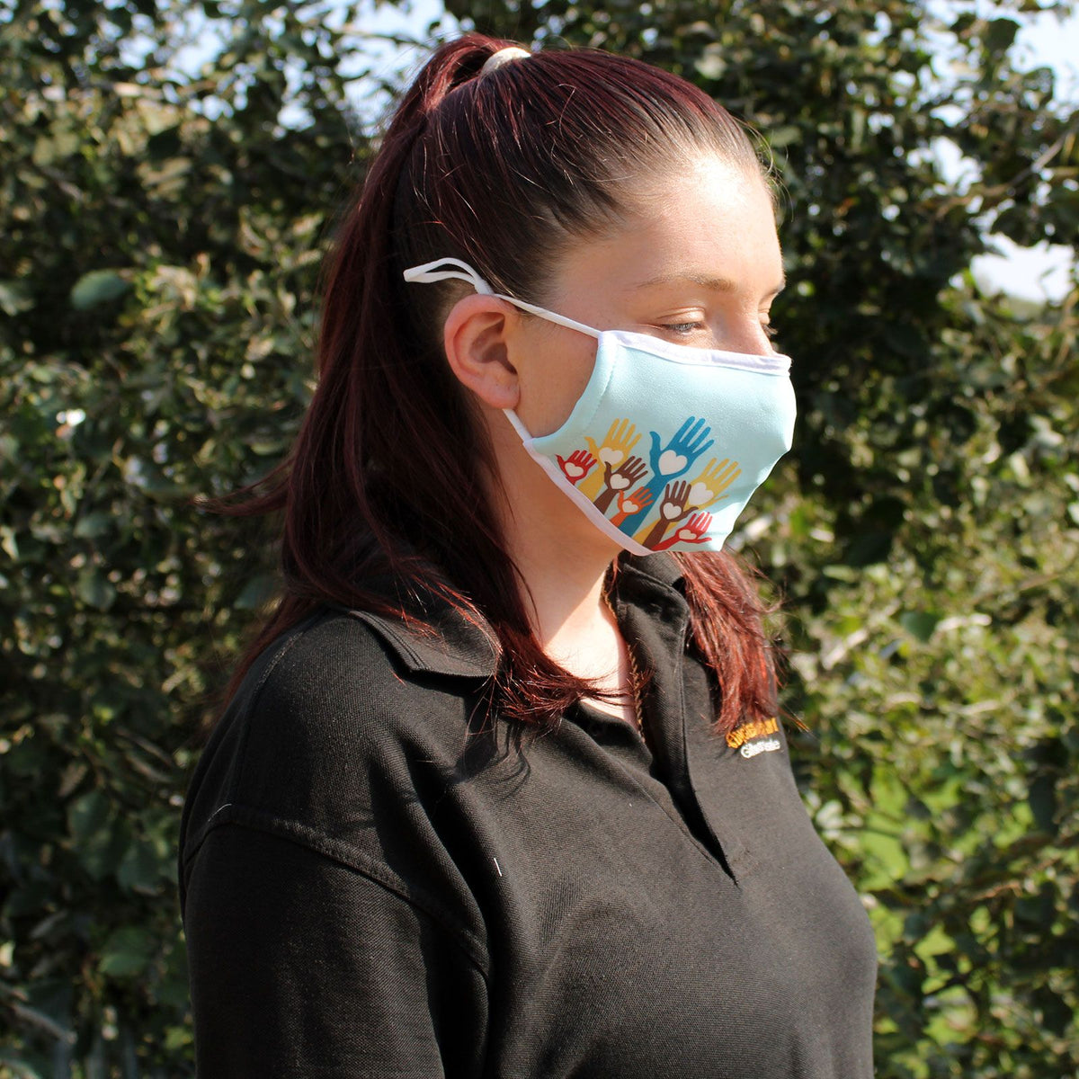 Reusable Fashion Face Covering - Love Hands (Adult) - product image 3