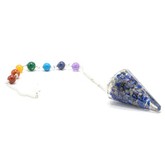 Orgonite Power Chakra Pendulum - Lapis product image
