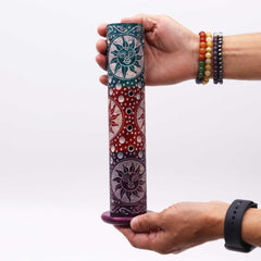 Soapstone Round Tower Incense Holder - Suns product image 2