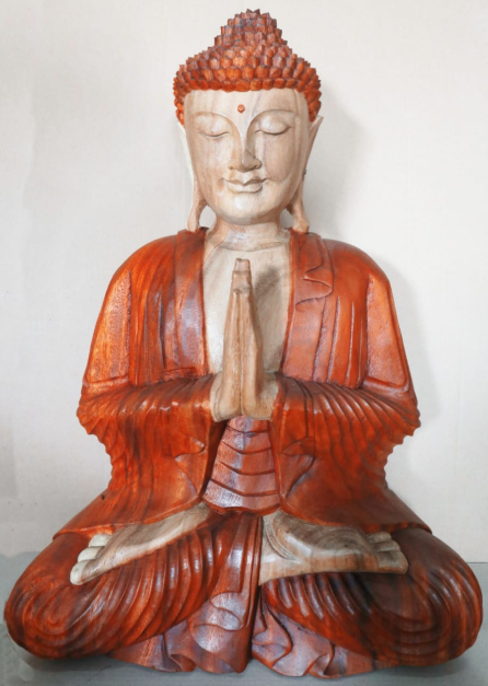 Hand Carved Buddha Statue - 60cm Welcome product image 3