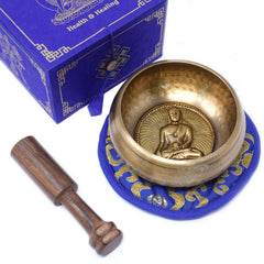 Medicine Buddha Singing Bowl Set 10cm (min 500gm) product image 5