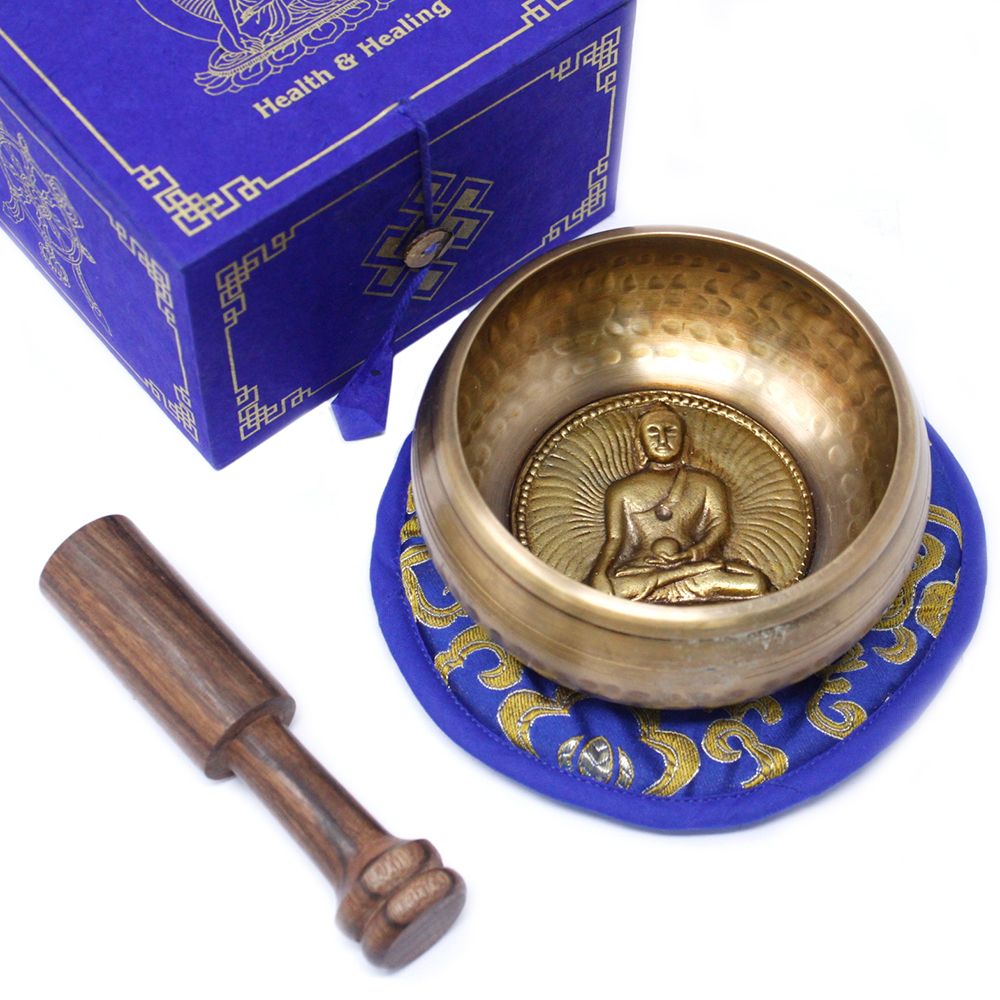 Medicine Buddha Singing Bowl Set 10cm (min 500gm) product image 5