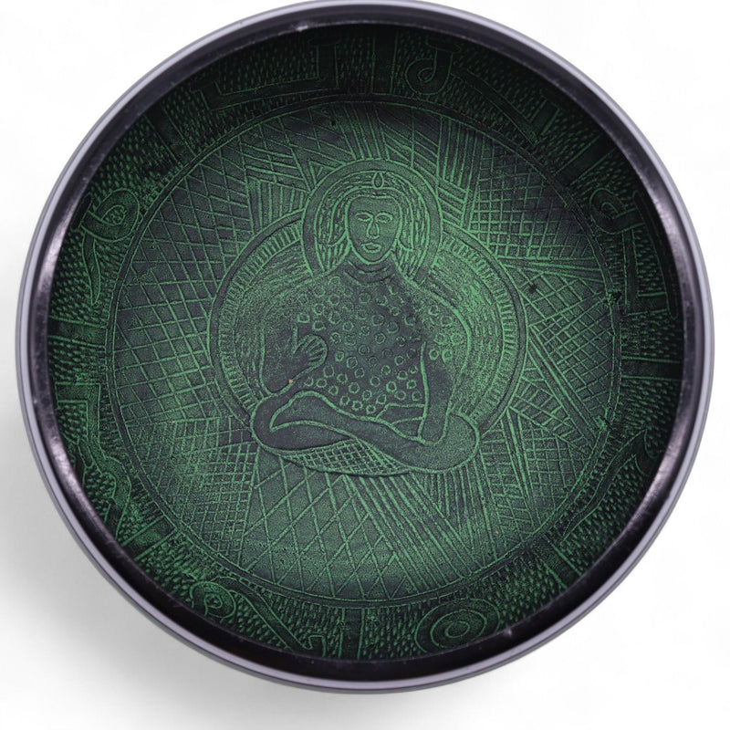 Extra Loud - Mushroom Singing Bowl - Moss Green (23x10.5cm, 1.3kg) product image