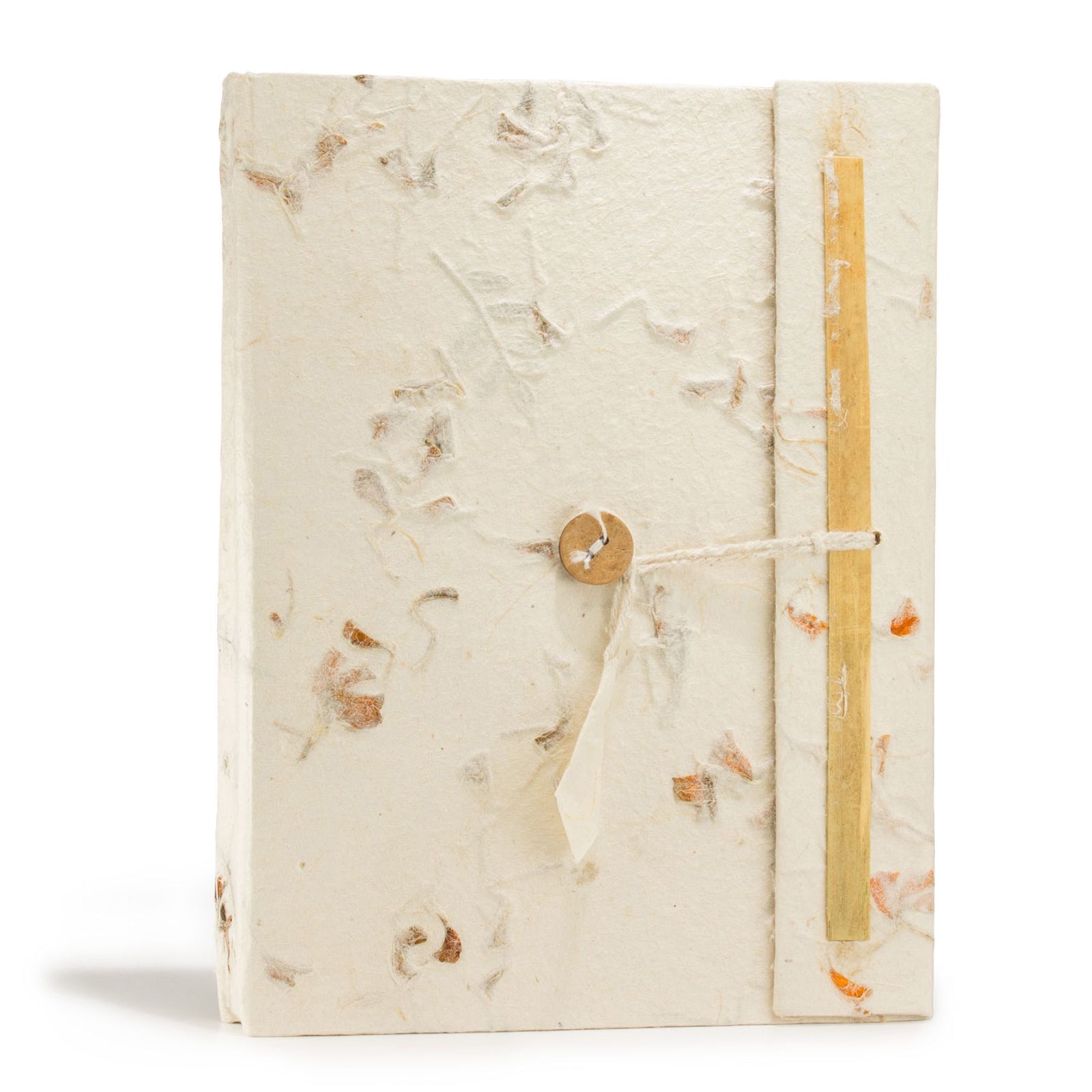 Lokta Mixed Flowers Notebook – Large (21x15cm) – 45 Leaves – Includes Bookmark product image