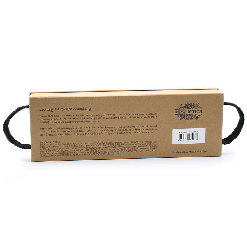 Luxury Lavender Wheat Bag in Gift Box - Hamsa product image