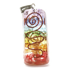 Orgonite Power Pendant - Rainbow Copper Attractor product image 3
